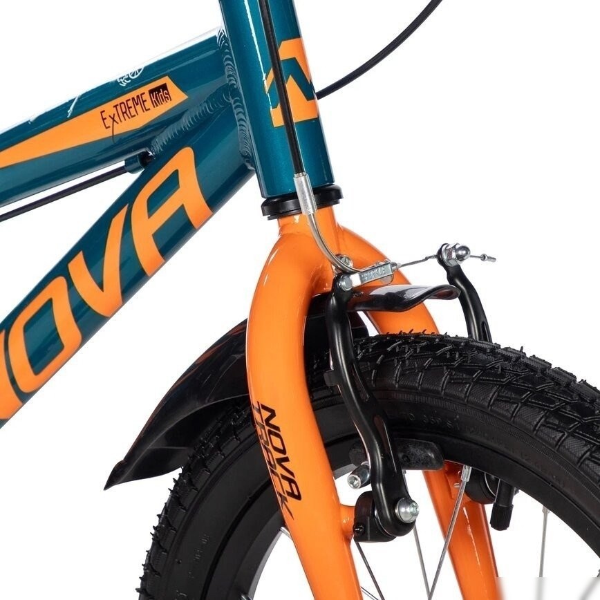 Детский велосипед Novatrack Extreme 16 2025 167AEXTREMEV.TQ5 (бирюзовый)