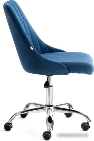 Кресло TetChair Swan (флок, синий)