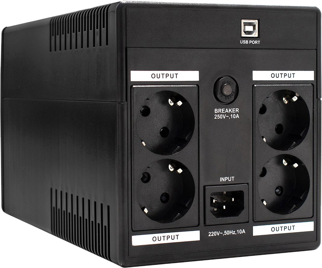 Источник бесперебойного питания ExeGate SpecialPro UNB-1200.LED.AVR.4SH.USB