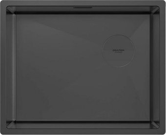 Кухонная мойка Paulmark Next-Skew 54 UNI PM885444-MBN (черный/черный матовый)