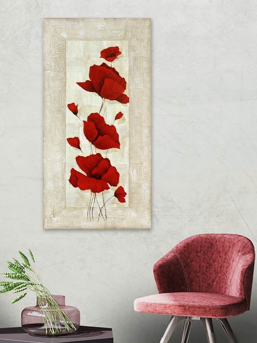 Картина Декарт Алые маки 1 8Л0252 (в раме)