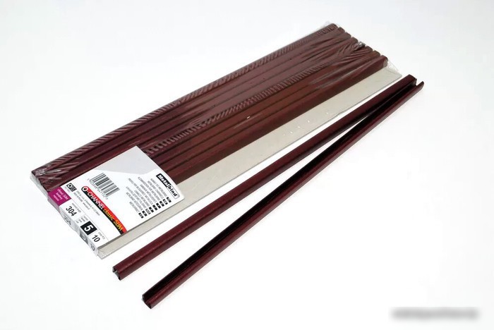 Металлический канал для переплета OPUS Classic Slim 304x5 мм OCHSLIMMI30410BOR (10 шт, бордовый)