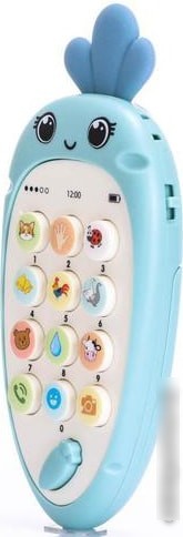 Музыкальная игрушка Zabiaka Крошка-Моркошка 5148883 (синий)