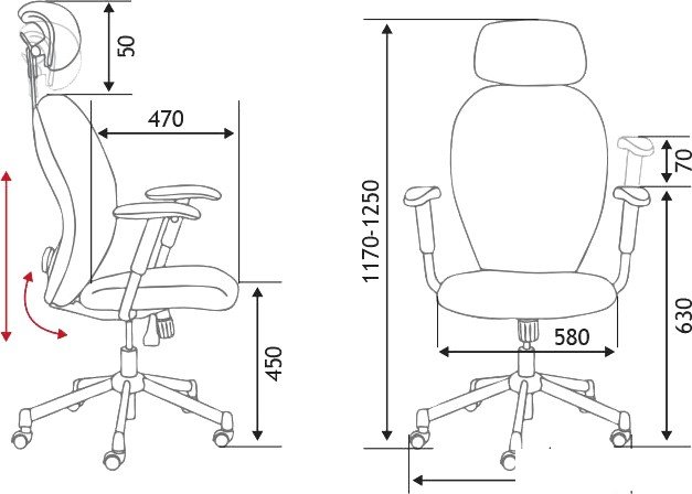 Кресло Norden Гарда SL L-035 (черный)