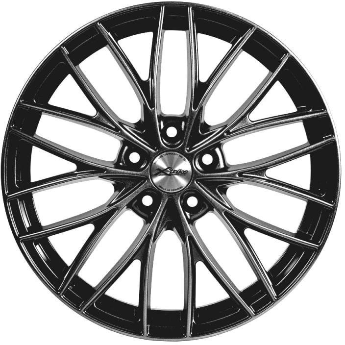Литые диски X'trike X-130 18x7.5" 5x108мм DIA 63.35мм ET 50мм BK/FP