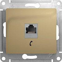 Розетка телефонная Systeme Electric Glossa GSL000481T