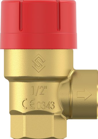 Клапан Flamco Prescor 1/2x1/2 - 3 27665