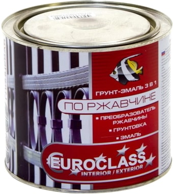 Эмаль Euroclass грунт-эмаль по ржавчине (вишневый, 1.9 кг)