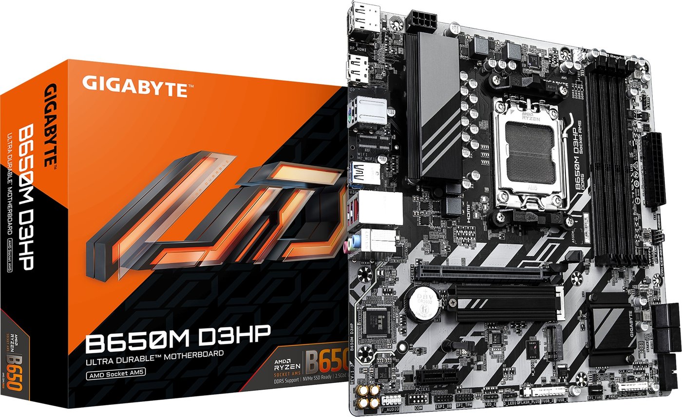 Материнская плата Gigabyte B650M D3HP (rev. 1.3)