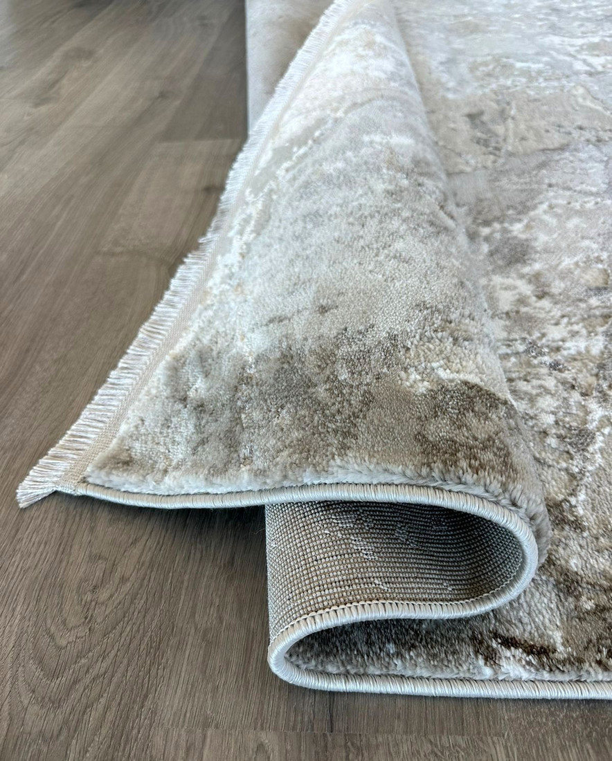 Ковер для жилой комнаты Radjab Carpet Марсель NP 371 Прямоугольник 11544RK (1.6x3, Cream/Beige)