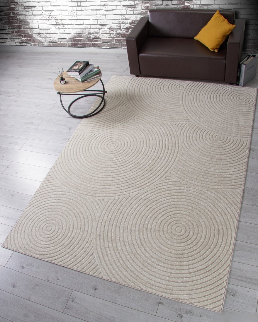 Ковер для жилой комнаты Merinos Dios F410-STAN-LIGHT CREAM (3x4)