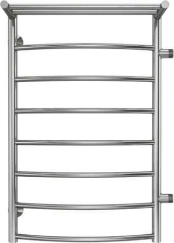 Полотенцесушитель Wellerein Forma П8 500x800 (с полкой, боковое подключение, правый)