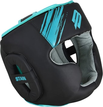 Cпортивный шлем BoyBo Stain BH400 S (черный/голубой)