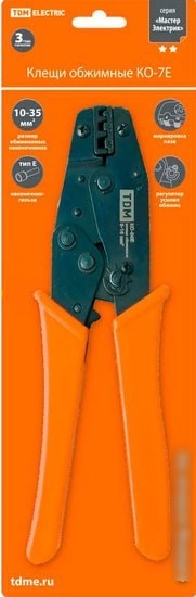 Клещи обжимные TDM Electric SQ1001-0004