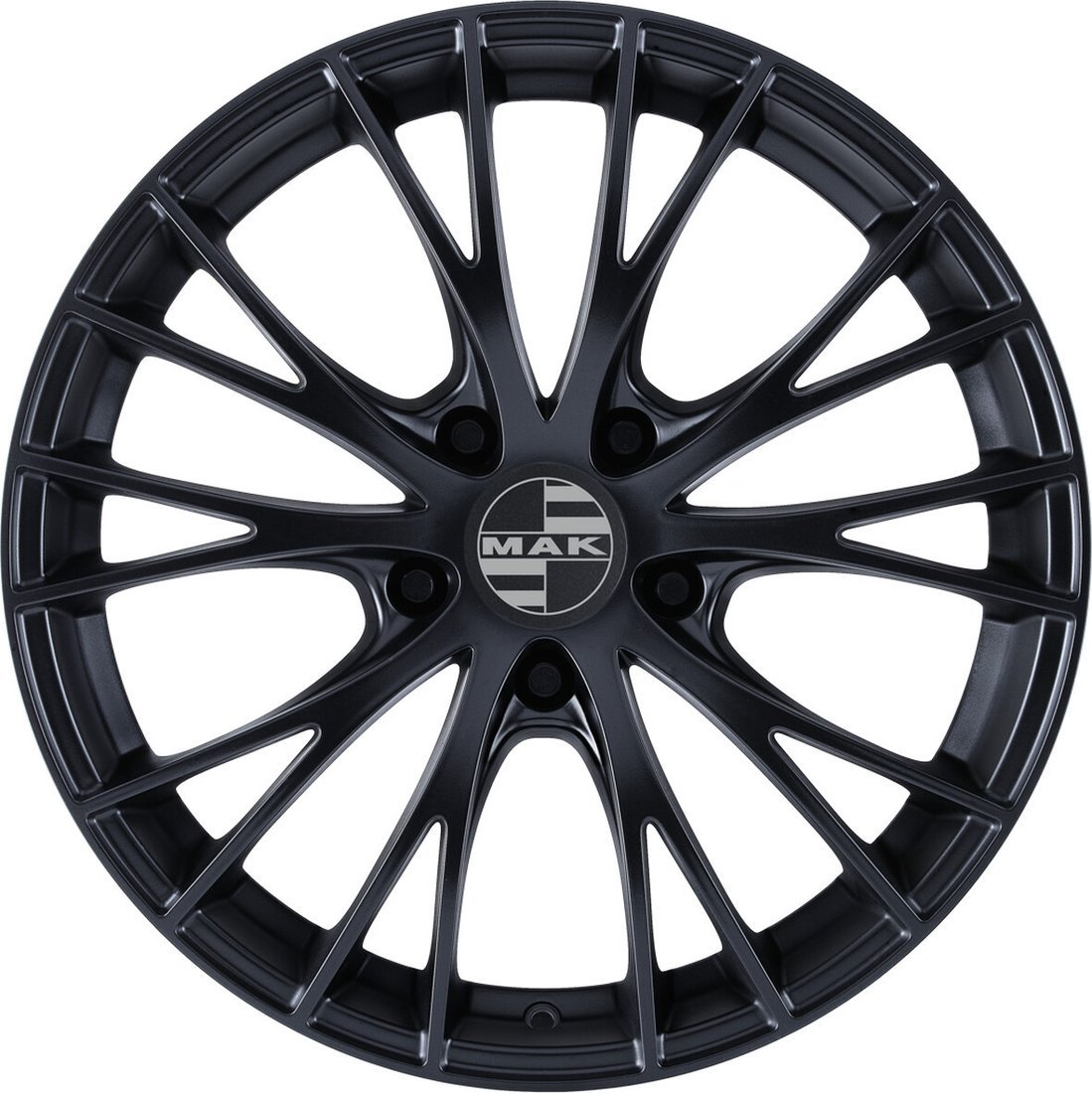 Литые диски MAK Rennen 18x8" 5x112мм DIA 66.45мм ET 21мм Matt Black