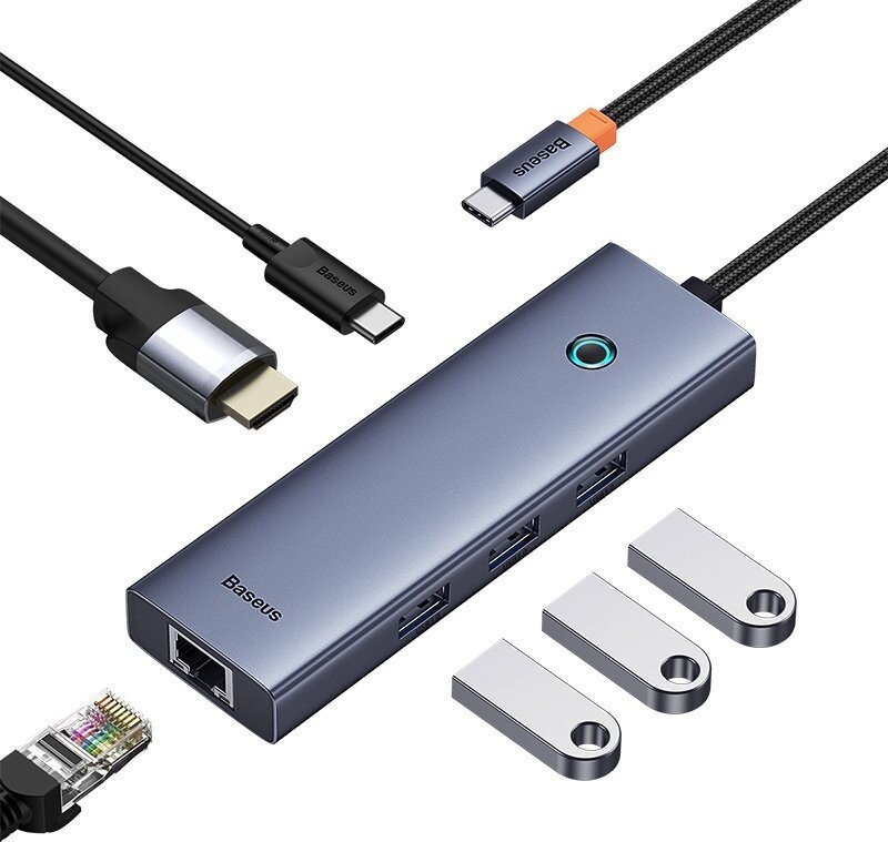 Док-станция Baseus UltraJoy Series 6-Port Hub Docking Station B00052802811-00