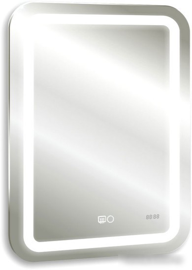 Doratiz Зеркало Марта 55x80 2711.908 (сенсорный выключатель, подсветка, подогрев, часы)