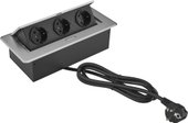 Сетевой фильтр CACTUS CS-SOCKET-EU3-GYBK