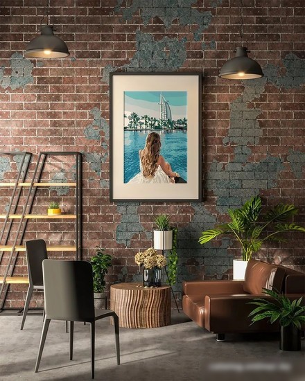 Картина по номерам PaintLine Девушка в Дубае 2037705417480