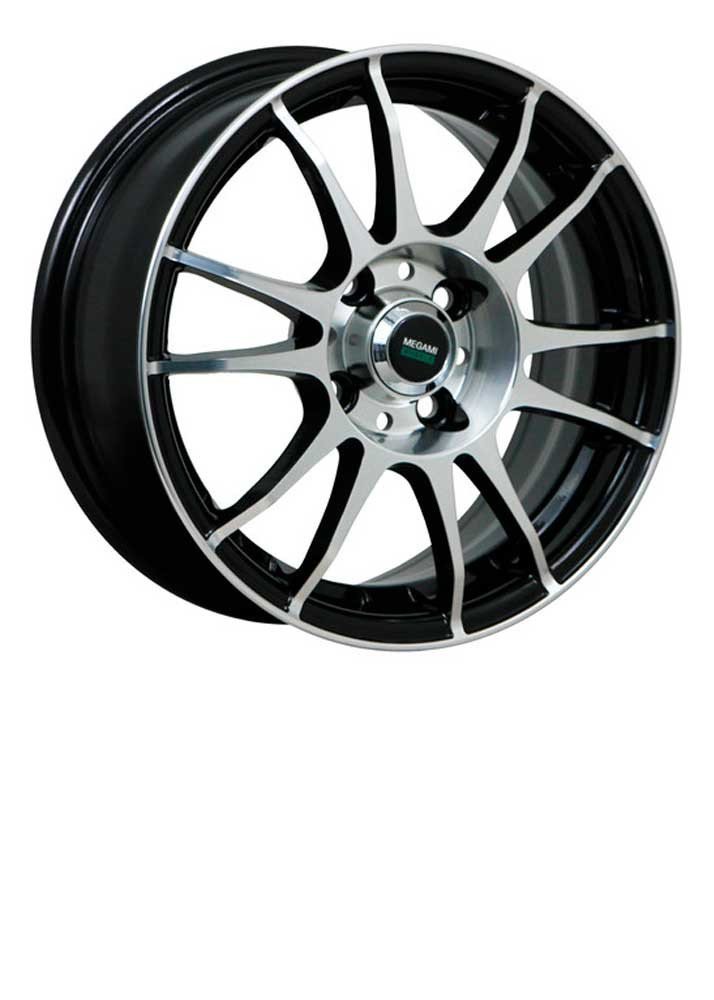 Литые диски Megami MGM-3 15x6" 5x114.3мм DIA 66.1мм ET 43мм BKF