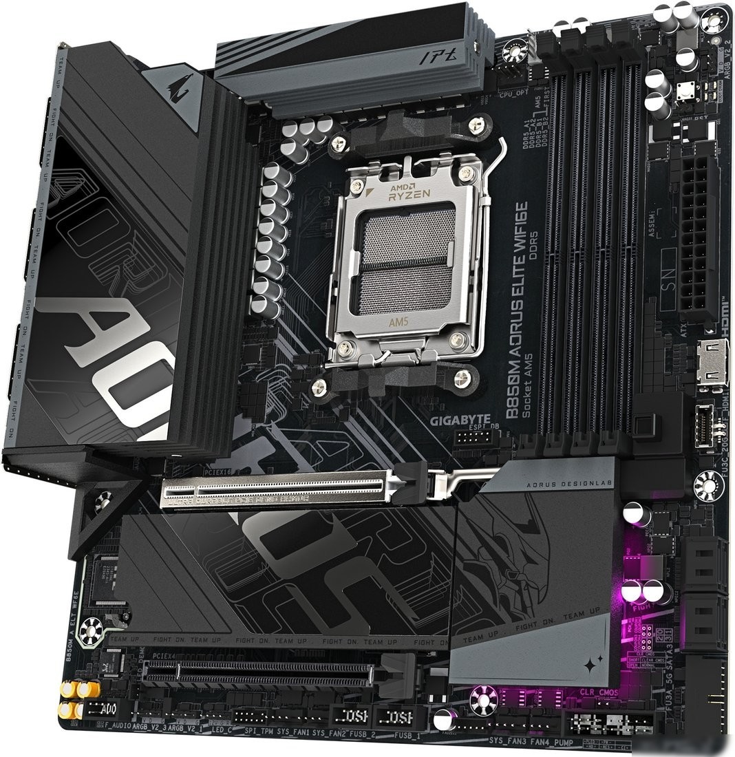 Материнская плата Gigabyte B850M Aorus Elite WiFi6E (rev. 1.0)