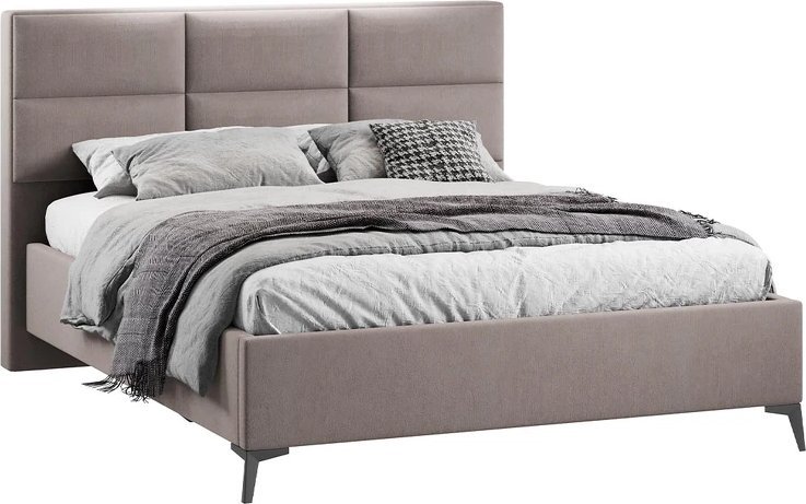 Кровать Трия Делана Тип 1 с подъемным механизмом 160x200 (велюр Мокко темный)