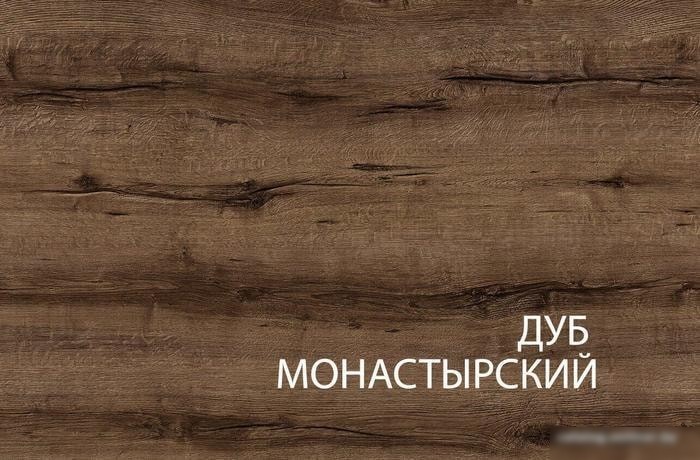 Шкаф распашной Anrex Jagger 2DG2S Дуб Монастырский/Черный