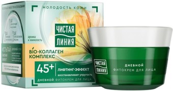 Чистая линия Крем для лица Дневной Арника и жимолость от 45 лет 45 мл