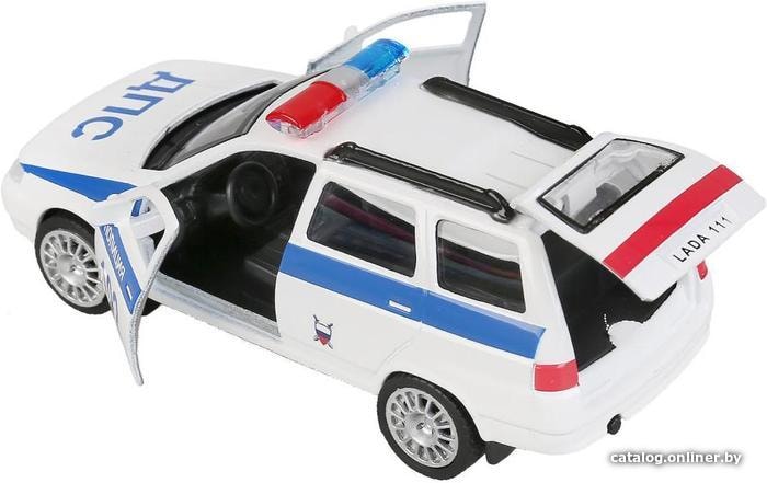 Технопарк Lada 111 Полиция SB-16-67-P(W)-WB