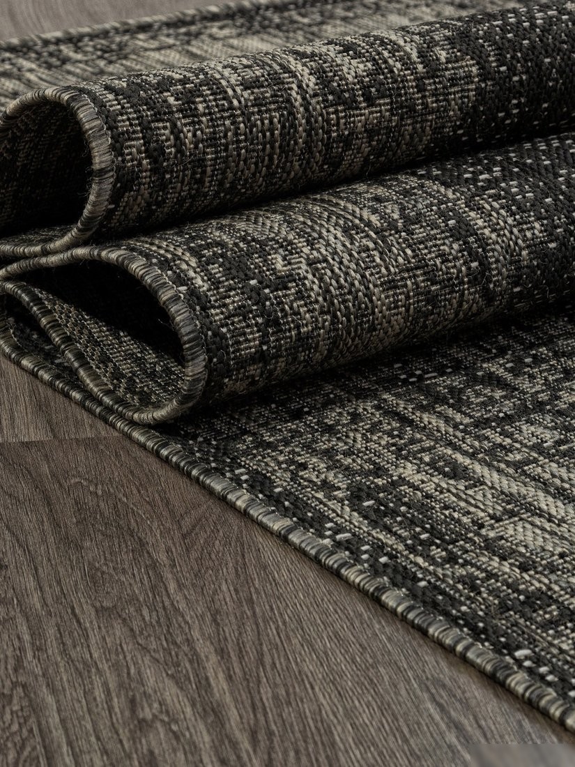Циновка Merinos Kair S129-STAN-BLACK-GRAY (1.4х2)