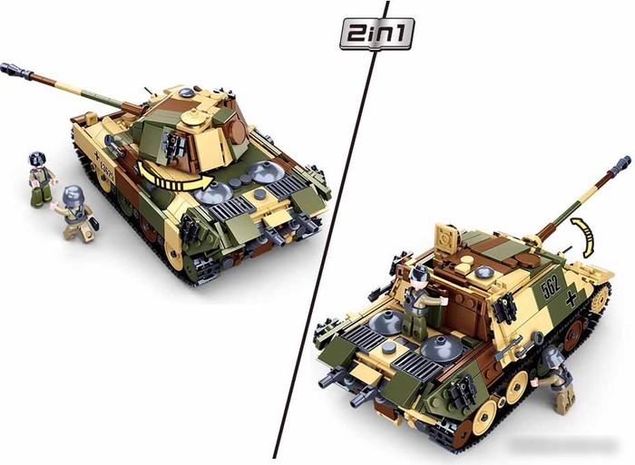 Конструктор Sluban Армия M38-B0859 Medium Tank