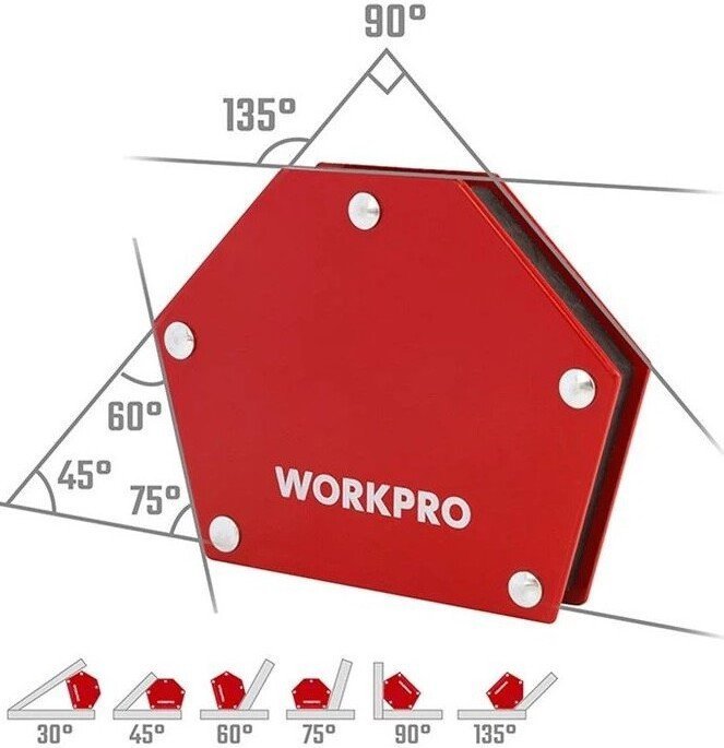 Фиксатор магнитный Workpro WP232049
