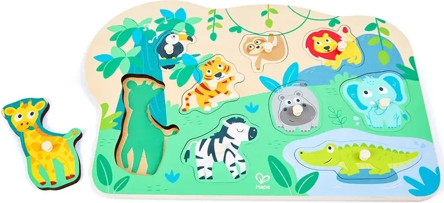Сортер Hape Дикие животные E1459_HP