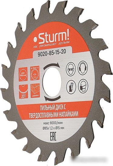 Пильный диск Sturm 9020-85-15-20