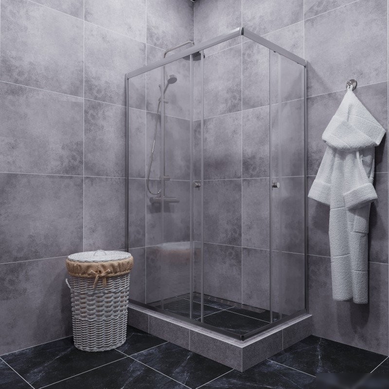 Душевой уголок Maroni Stile Chromo-GLS 100x80 Щ0000063968
