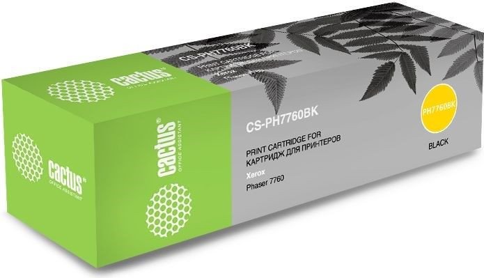 Картридж CACTUS CS-PH7760BK (аналог Xerox PH7760BK)