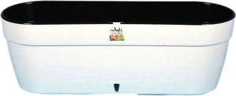 Вазон Santino Asti 500 AST500WHT/BL (белый/черный)