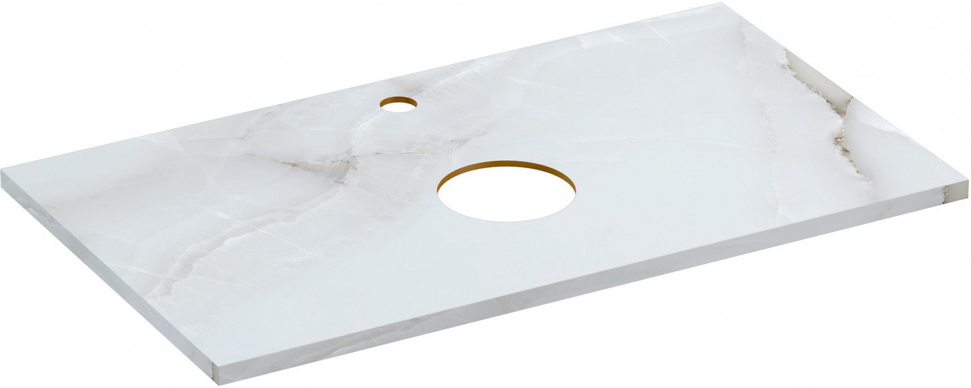 Cersanit Столешница Stone Aura 63857 (светло-серый сатиновый)