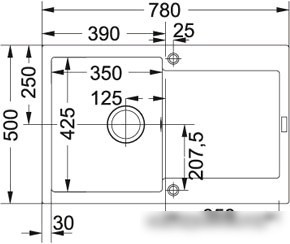 Кухонная мойка Franke MRG 611 (сахара)