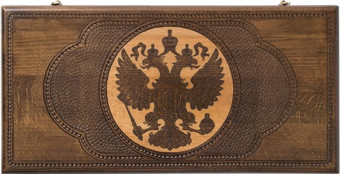 Шахматы/нарды Zakaryan Герб РФ wz11281