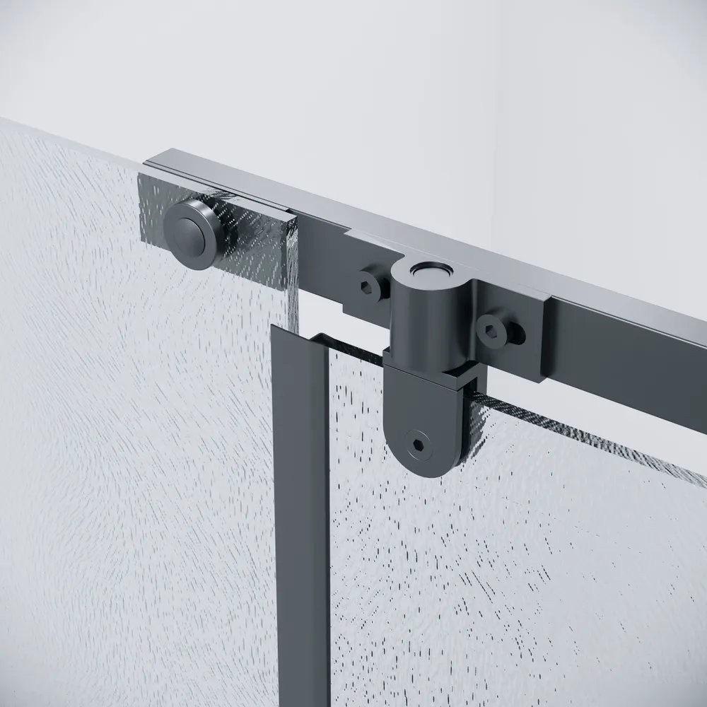 Душевой уголок Grossman Pragma 100x100x195 120.K33.03.1010.21.02 (черный матовый/стекло шиншилла)