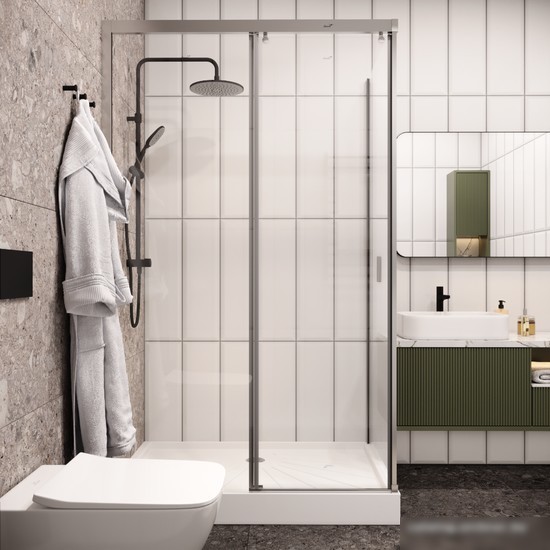 Душевой уголок Cerutti Spa Marbella 120 L 80x120