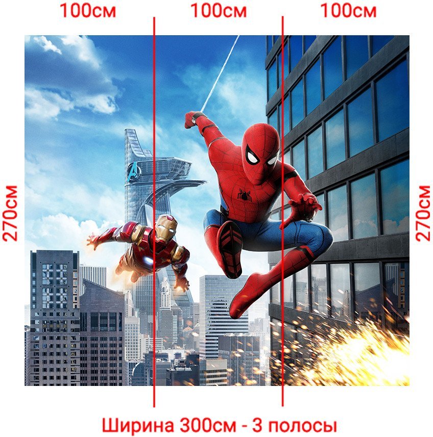 Фотообои Arthata Fotooboi-SpiderMan-65 (300x270)