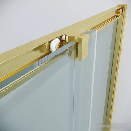 Душевой уголок Grossman Cosmo 80x80x195 300.K33.02.8080.32.00 (золото сатин/прозрачное стекло)