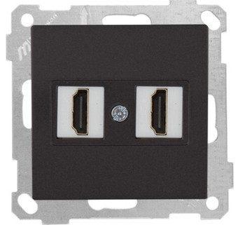 Розетка HDMI Mutlusan 2100-458-0184 (черный)