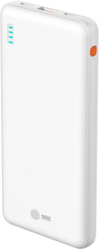 Внешний аккумулятор CACTUS CS-PBFSBA-10000 10000mAh (белый)