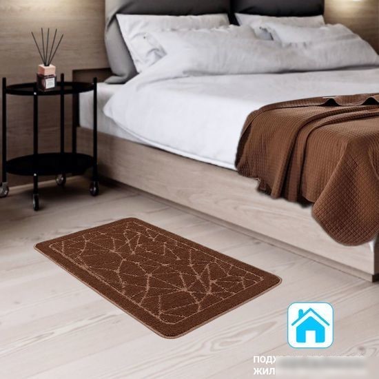 Коврик для ванной Shahintex РР 50x80 (кофе)