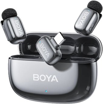 Радиосистема BOYA Mini 2-02 (серебристый)