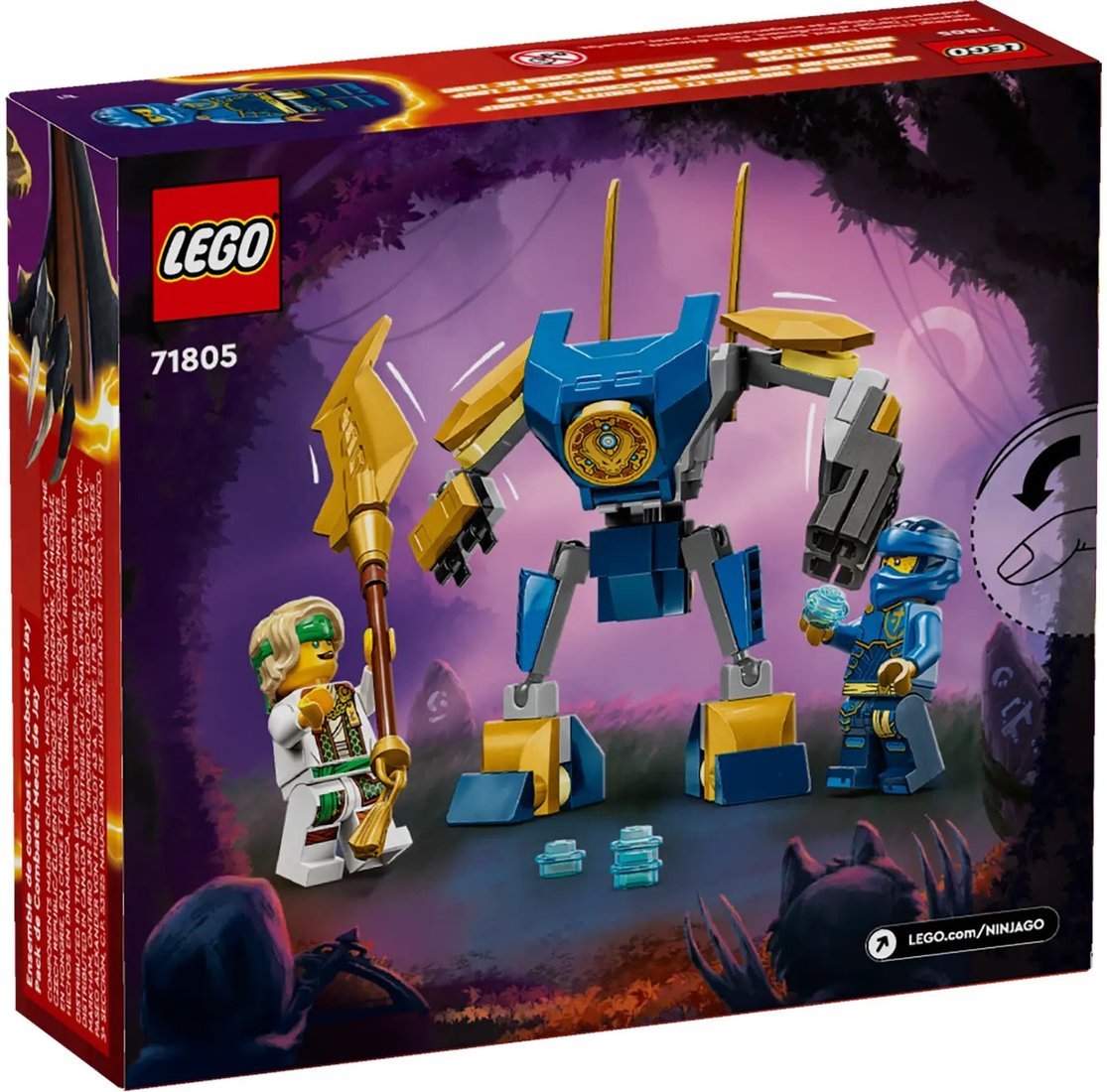 Конструктор LEGO Ninjago 71805 Боевой набор робота Джея