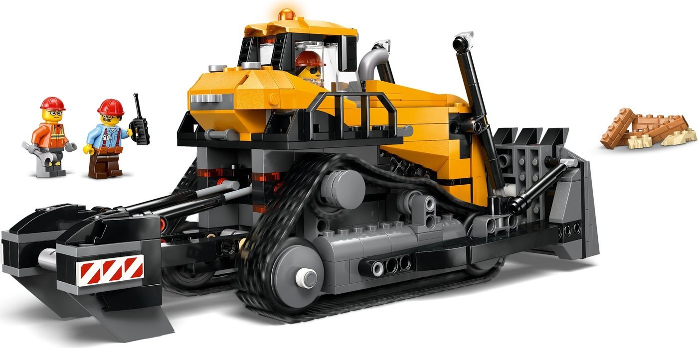 Конструктор LEGO City 60466 Желтый бульдозер